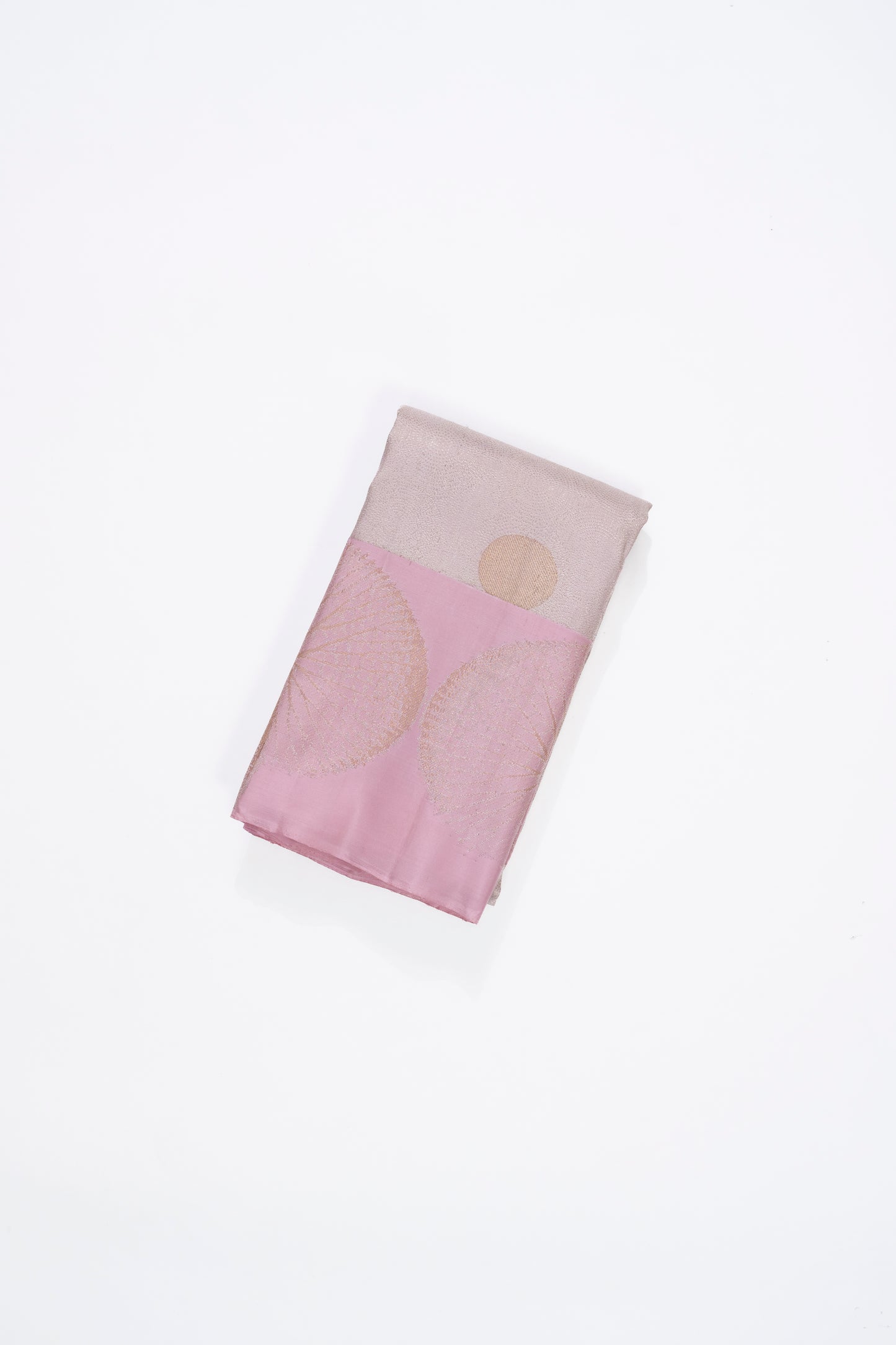 Baby Pink Butta Kanchi Pattu Saree