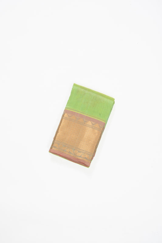 Sea Green Butta Mangalagiri Pattu Saree