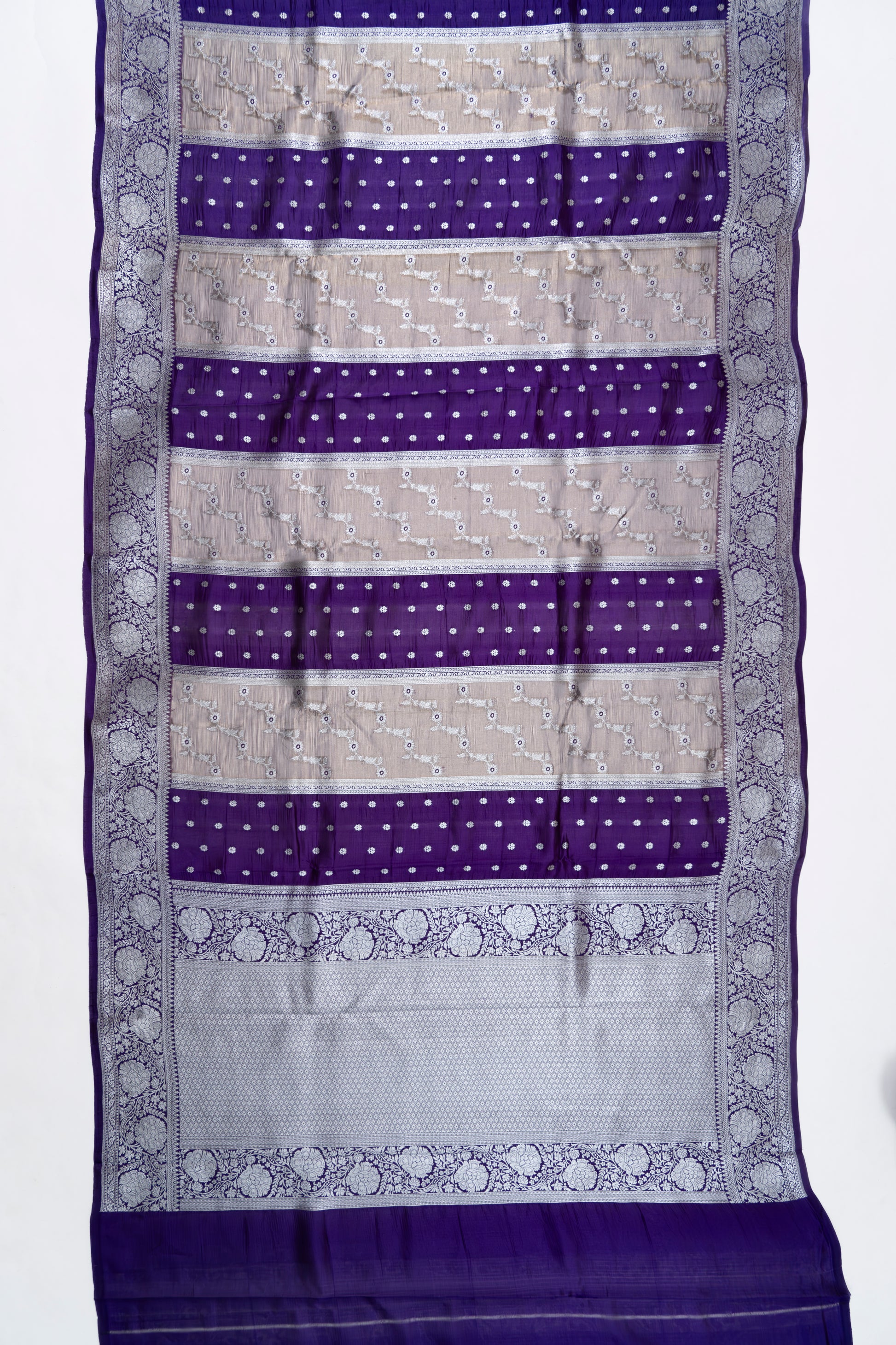 Purple Lines Raw Mango Saree