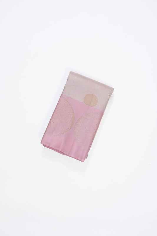 Baby Pink Butta Kanchi Pattu Saree
